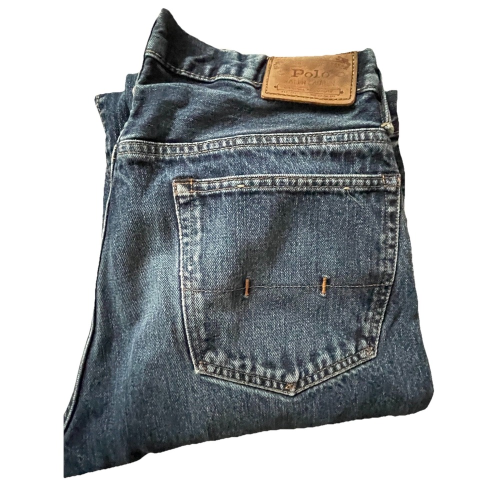 Vintage Polo Ralph Lauren Thompson Relax Fit Denim Jeans Men's‎ 33x31